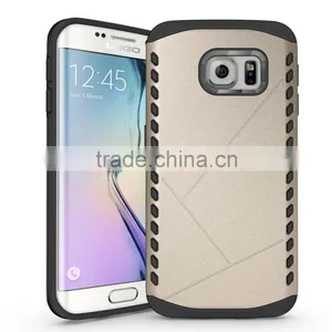2 IN 1 Hybrid Armor Case for Sumsung S6 Edge Great Protector for Your Love Phone thumbnail-2