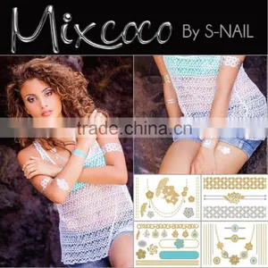 2016 New High Quality Good Price Metallic Gold Sexy Tattoo Design,best Selling Flash Temporary Tattoo,wholesale OEM Tattoo Flas thumbnail-3
