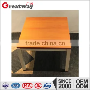 Wooden Tea Table With Steel thumbnail-1