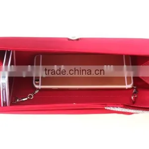 Women Wedding Dress Bag Elegant Satin Clutch Bag thumbnail-3