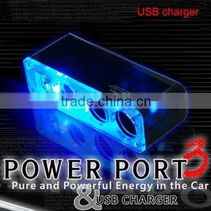 Car Plug Socket With USB thumbnail-1