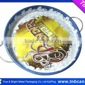 Tin Tray With Handles thumbnail-1