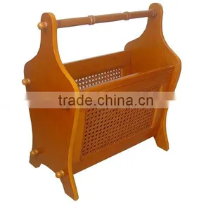 WC007 Resin Wooden Magazine Rack for Office or Home Use thumbnail-1