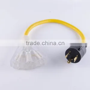 3 Prong Generator Cord Adapter L5-20P to 5-15P thumbnail-1
