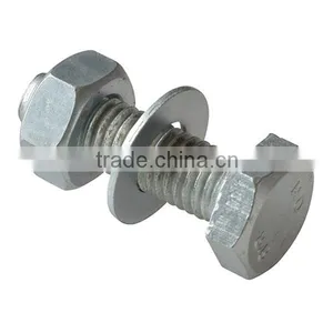 High Tensile Set Screw + Washer + Nut ZP M8 x 25 thumbnail-1