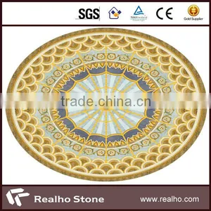 Prefab Mixed Natural Marble Mosaic Pattern for Interior thumbnail-1