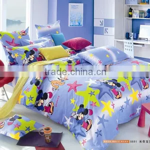100% Cotton Children Bedsheet Set,golden Suplier for Duvet Cover Set,100% Clean Color Comforter Set thumbnail-1