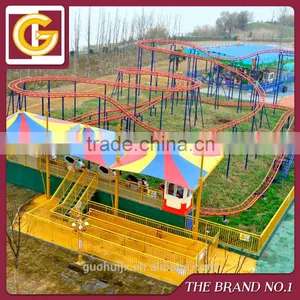 The Theme Park Games Sliding Track Wild Mouse Roller Coaster thumbnail-1