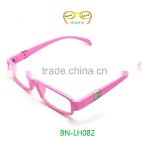 Pink Color Plastic Girls Promotion Reading Sunglasses With Metal Hinge thumbnail-3