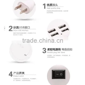 2015 Wholesale New Model US Plug Mobile Travel Charger Universal Travel Adapter With Usb Charger for IPhone thumbnail-5