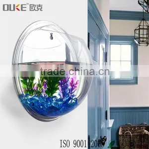 Morden Design Wall Mounted High Transparent Acrylic Fish or Plant Display Wholesale thumbnail-1
