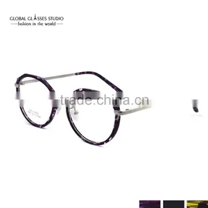 New Arrival Men Vintage Round Metal Frame Eyeglasses Women Fashion Spectacles Prescription Glasses thumbnail-5