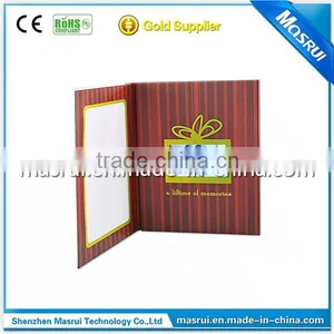 Chinese Wholesale Video Advertising Card ,Video Brochure With 4.3 Inch LCD TFT Screen Flash Card Player thumbnail-5