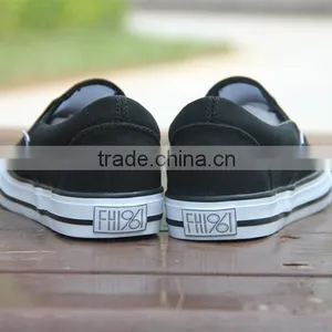 Black Cheap Price Canvas Shoes thumbnail-4