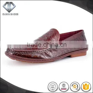 Goodyear Driving Shoes Injection Molding High Level Genuine Leather Men Shoes Crocodile Can Order One Pair thumbnail-3