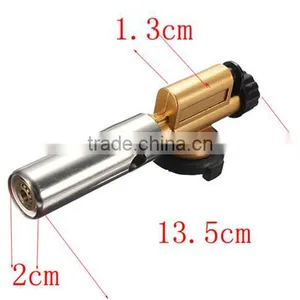 Gas Torch Flamethrower Butane Burner Automatic Ignition Baking Welding BBQ Camping Outdoor Flame Gun thumbnail-1