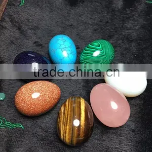 Wholesale Colorful Small Quartz Crystal Stone Eggs for Message thumbnail-1