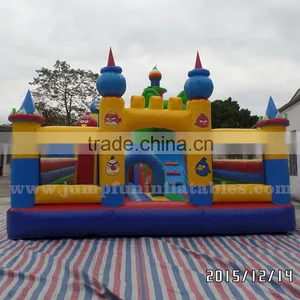 2016 Giant Inflatable Game Park 10mx6m Inflatable Entertainment City With Large Slide Inflatable Jumping Zone thumbnail-6