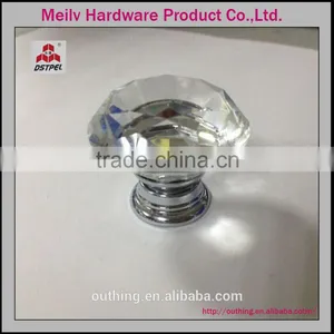 Fancy k9 Glass Zinc Base Furniture Kitchen Cabinet Drawer Crystal Knob thumbnail-2