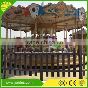 New Design Children Ride Carousel Horses for Playground Ride thumbnail-4