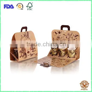 Customized Coffee Carrier Bag With Handle thumbnail-1