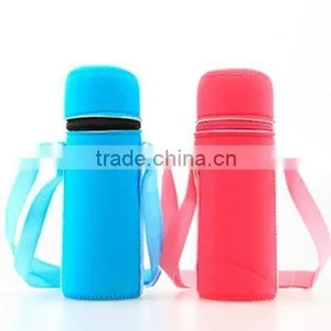 Promotional Fashion Sports Neoprene Water Bottle Cooler With Handle thumbnail-1