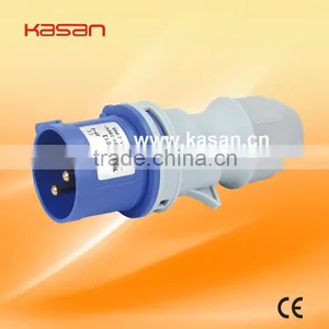 Waterproof 2P + E Industrial Plug E-013 023 IP55 thumbnail-1