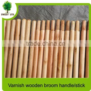 Garden Cleaning Tools Varnished Smooth Wooden Handle Stick for Rake and Shovel thumbnail-5