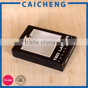 Hot Sale Custom Scarves Packaging Black Folding Box thumbnail-4