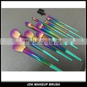 Private Label Vegan Makeup Brushes Rainbow Color Makeup Brush Set thumbnail-3