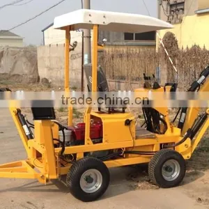18hp Diesel Engine ATV Towable Backhoe Excavator for Sale thumbnail-2