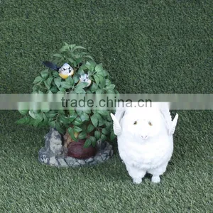 Realistic Taxidermy Replica Decor Plastic Sheep Figurines thumbnail-1