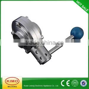 2013 Best Type Threaded Ending Butterfly Valve,Milk Valve thumbnail-1