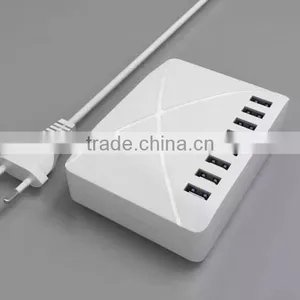 High Quality Fashion 3A USB Travel Charger With 8 USB Port Plugs thumbnail-2