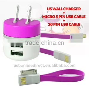 Usb Wall Charger Usb Travel Charger Usb Home Charger/universal Travel Adapter With Usb Charger 5V1A For SONY Apple Ipod Touc thumbnail-1