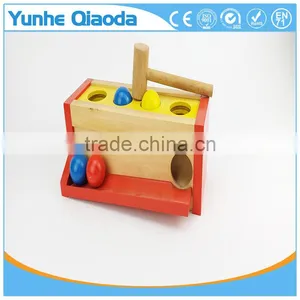 Multi-color Small Hit Ball Box Toys,Wooden Pound Toy For Kids,Wooden Hammering Toy thumbnail-4