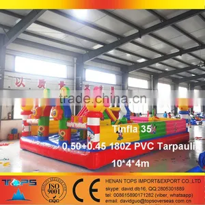 Inflatable Bouncer Happy Yellow Duck Tinfla 35 in PVC Tarpaulin Duck thumbnail-1