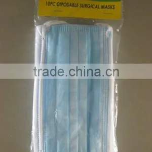 10 pc DIPOSABLE SURGICAL MASKS thumbnail-1