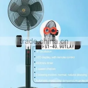 16 Inch Remote Control "8" Oscillation Electric Stand Fan / Stand Fan With Metal Blade / Parts Electric Stand Fan thumbnail-1
