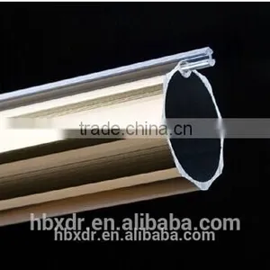Top Grade Champagne Anodized Curtains Rod Aluminium Profile thumbnail-4