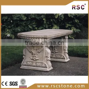 Wholesale Outdoor Round Marble Stone Table Tops thumbnail-1