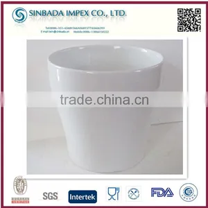 Cheap Soild Color Ceramic Cup Shaped Flower Pot thumbnail-1