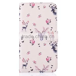 Relief Painting Phone Shell PU Leather Phone Case Flip Leather Holster for Samsung G530 thumbnail-3