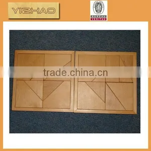 China Supplier YZ-wt0001 High Quality Beech Wood Tangram Toy thumbnail-1