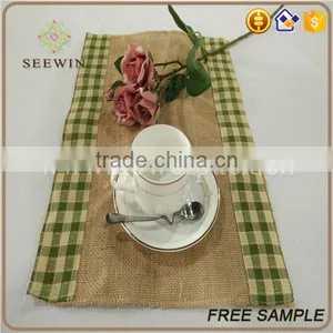 2016 High Quality Jute Lace Dining Table Runners thumbnail-3