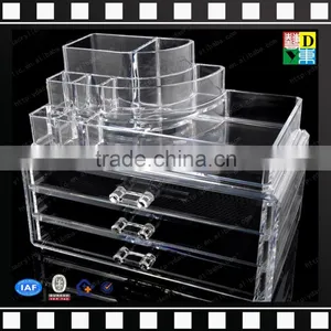 Clear Acrylic Jewelry Organizer Box Makeup Storage Boxes/stackable Cube Acrylic Storage Boxes From Shenzhen Yidong thumbnail-2