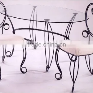 Wrought Iron Dining Set thumbnail-1
