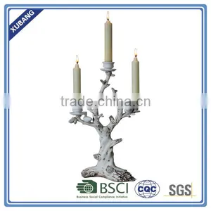 Poly Resin Wholesale High Quality Twin Bird Candle Holder thumbnail-4