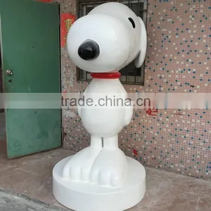 Fiberglass Cartoon Dog Statue Sculpture thumbnail-4