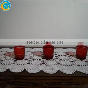 Red Votive Candle Holders,table Centerpieces for Wedding thumbnail-6